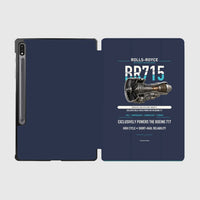 Thumbnail for BR715 design on navy blue samsung tablet tablet case