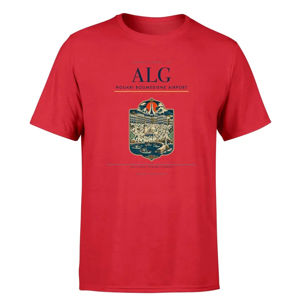 Algiers Airport (ALG) Premium T-Shirt Red