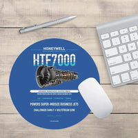 Thumbnail for HTF7000 design on blue round mouse pad