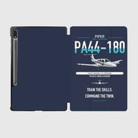 Thumbnail for Piper PA-44-180 Seminole design on navy blue samsung tablet tablet case