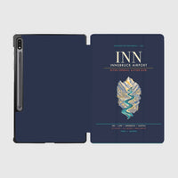 Thumbnail for Innsbruck Airport INN - Inn Valley Alpine Weave - Navy Blue