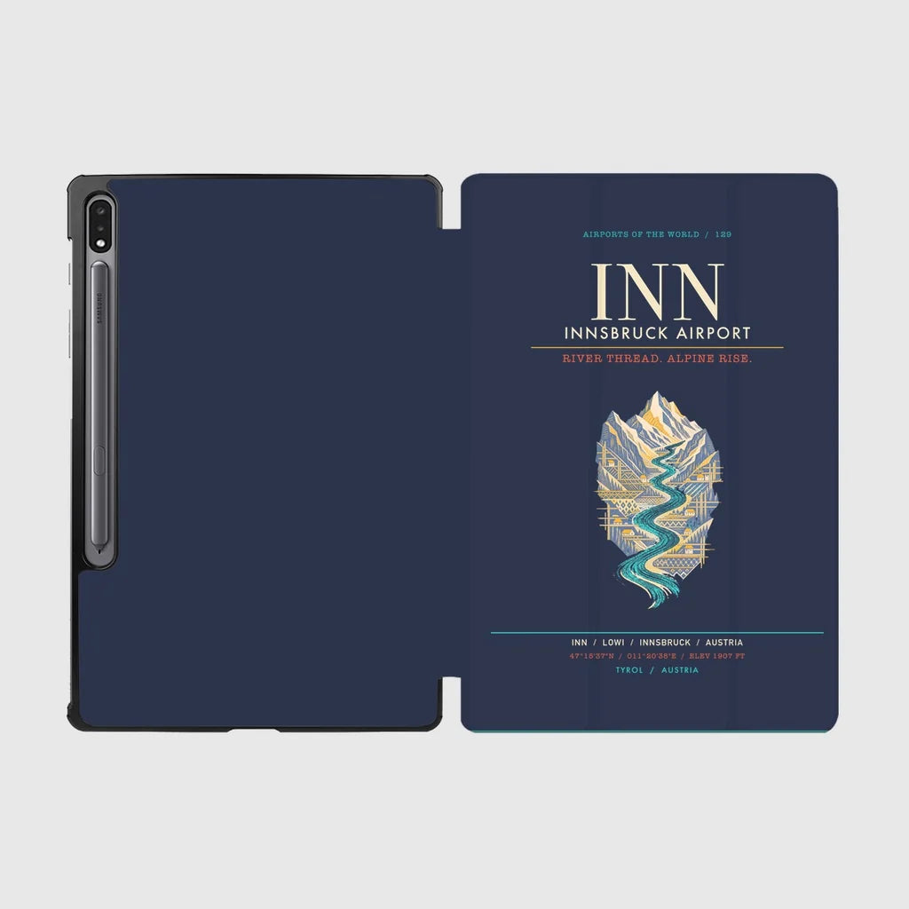 Innsbruck Airport INN - Inn Valley Alpine Weave - Navy Blue