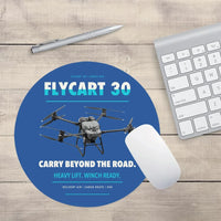 Thumbnail for DJI FlyCart 30 design on blue round mouse pad