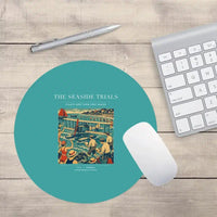 Thumbnail for VINTAGE G4328 - The Seaside Trials - Designed Mouse Pads design on turquoise round