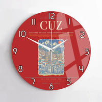 Thumbnail for Alejandro Velasco Astete International Airport CUZ Wall-Clock No-Frame - Red