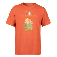 Thumbnail for Glasgow Prestwick Airport (PIK) T-Shirt single-side front print in Orange | glasgow-prestwick-airport-pik-double-side-t-shirt
