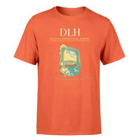 Thumbnail for Duluth International Airport (DLH) T-Shirt single-side front print in Orange | duluth-international-airport-dlh-double-side-t-shirt