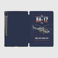 Thumbnail for Bell AH-1Z Viper design on navy blue samsung tablet tablet case