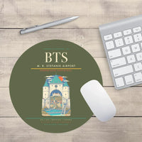 Thumbnail for M. R. Stefanik Airport BTS Mouse-Pad Round - Green Army