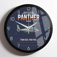 Thumbnail for Airbus Helicopters AS565 MBe Panther design on navy blue framed wall clock