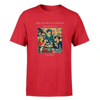 Thumbnail for VINTAGE G4087 - The Champagne Service - Premium T-Shirt design on red premium t shirt