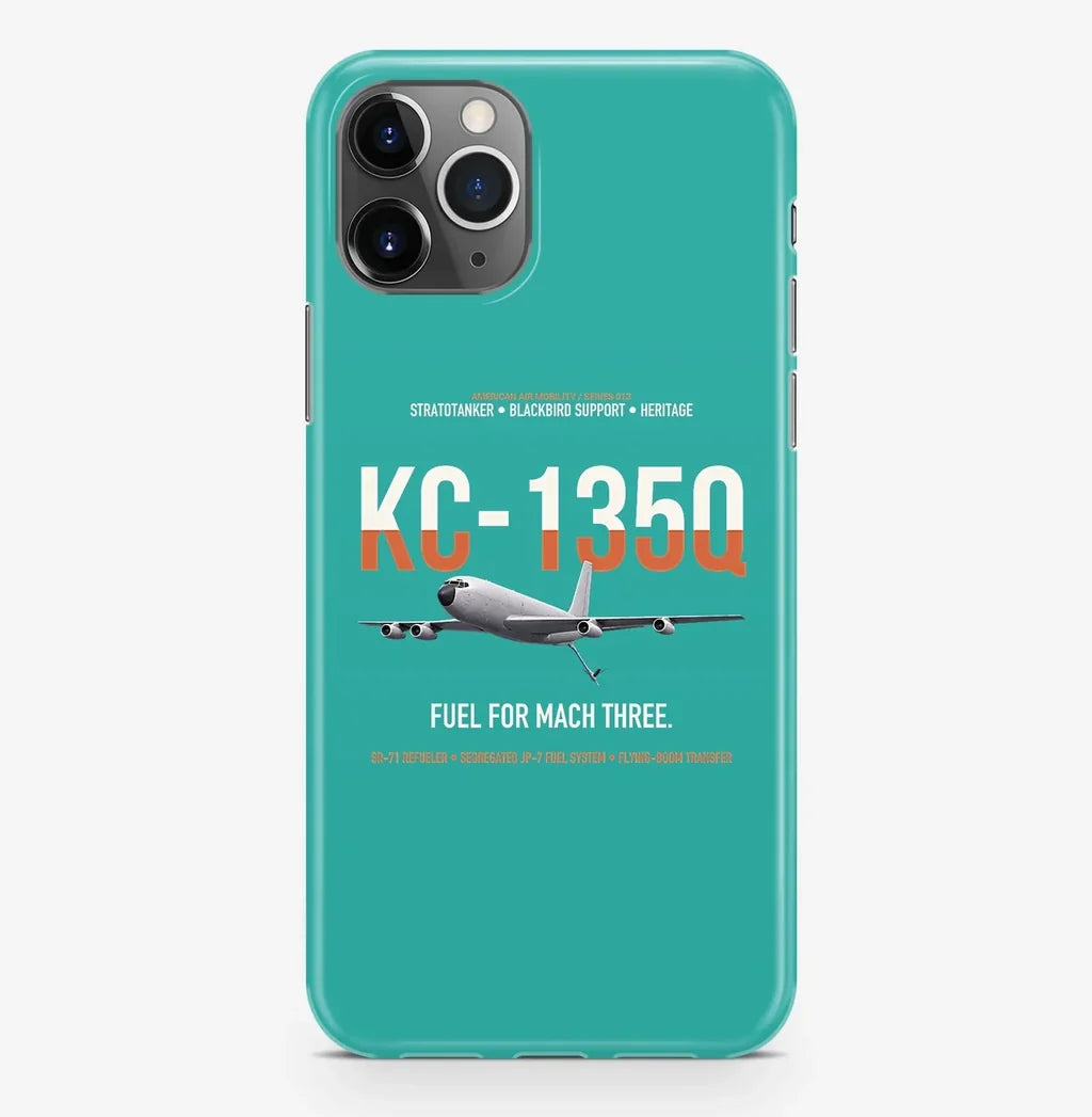 KC-135Q Blackbird Tanker design on turquoise magsafe iphone case, for iPhone Pro Max
