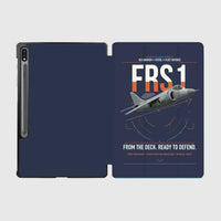 Thumbnail for British Aerospace Sea Harrier FRS.1 design on navy blue samsung tablet tablet case