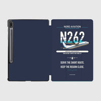 Thumbnail for Nord 262A design on navy blue samsung tablet tablet case