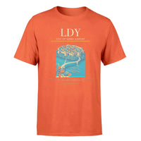 Thumbnail for City of Derry Airport (LDY) T-Shirt single-side front print in Orange | city-of-derry-airport-ldy-double-side-t-shirt