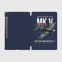 Thumbnail for Hawker Tempest Mk V design on navy blue samsung tablet tablet case