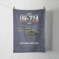 Thumbnail for Airbus UH-72A Lakota design on navy blue towel