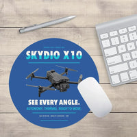 Thumbnail for Skydio X10 design on blue round mouse pad