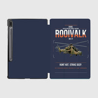 Thumbnail for Denel Rooivalk Mk 1F design on navy blue samsung tablet tablet case