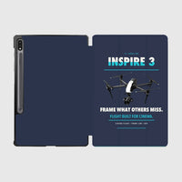 Thumbnail for DJI Inspire 3 design on navy blue samsung tablet tablet case