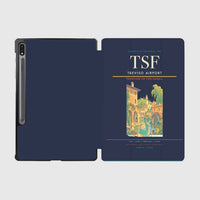 Thumbnail for Treviso Airport (TSF) design on navy blue samsung tablet tablet case