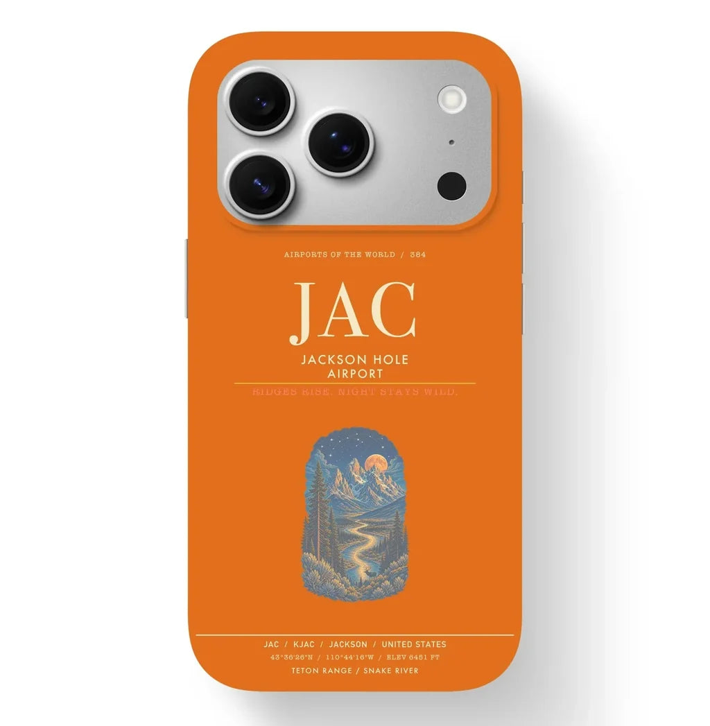 Jackson Hole Airport JAC Orange