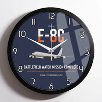 Thumbnail for E-8C Joint STARS design on navy blue framed wall clock