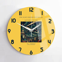 Thumbnail for VINTAGE G4248 - The Night Freight Departure - Designed Wall Clocks design on yellow no-frame