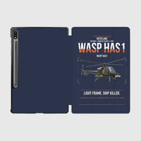 Thumbnail for Westland Wasp HAS1 design on navy blue samsung tablet tablet case