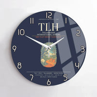 Thumbnail for Tallahassee International Airport TLH Wall-Clock No-Frame - Navy Blue