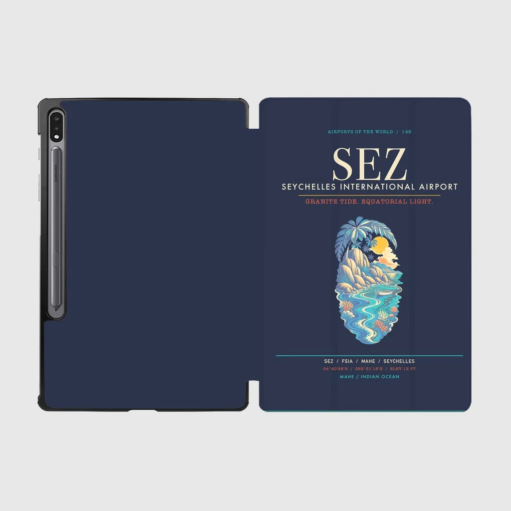 Seychelles International Airport SEZ - Granite Tide Canopy - Navy Blue