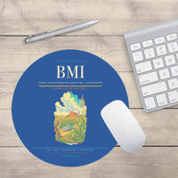 Thumbnail for Central Illinois Regional Airport (BMI) design on blue round mouse pad