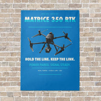 Thumbnail for DJI Matrice 350 RTK vertical canvas print - no frame - turquoise background