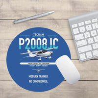 Thumbnail for Tecnam P2008JC NG design on blue round mouse pad