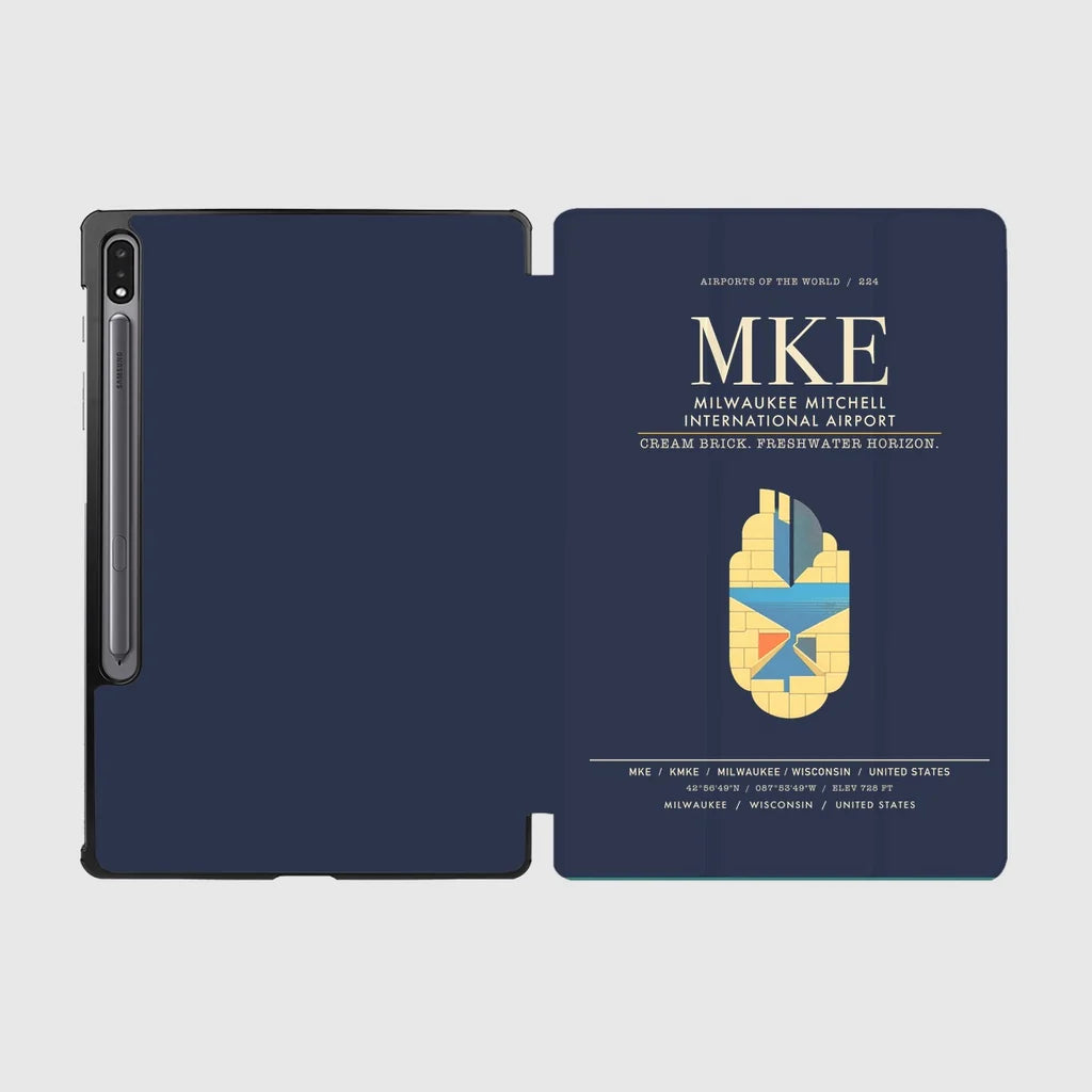 Milwaukee Mitchell International Airport MKE - Navy Blue