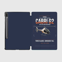 Thumbnail for Guimbal Cabri G2 design on navy blue samsung tablet tablet case