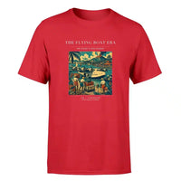 Thumbnail for VINTAGE G4055 - The Flying Boat Era - Premium T-Shirt design on red premium t shirt