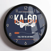 Thumbnail for KA-6D Intruder design on navy blue framed wall clock