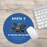Thumbnail for DJI Avata 2 design on blue round mouse pad