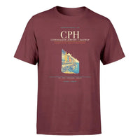 Thumbnail for Copenhagen Airport (CPH) Premium T-Shirt Dark Red