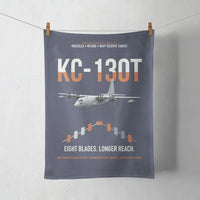 Thumbnail for KC-130T NP2000 design on navy blue towel