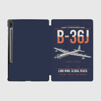 Thumbnail for B-36J Peacemaker design on navy blue samsung tablet tablet case