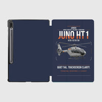 Thumbnail for Airbus H135 Juno HT1 design on navy blue samsung tablet tablet case