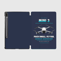 Thumbnail for DJI Mini 3 design on navy blue samsung tablet tablet case