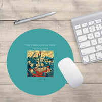 Thumbnail for VINTAGE G4428 - The Time Capsule Prop - Designed Mouse Pads design on turquoise round