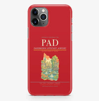 Thumbnail for Paderborn Airport (PAD) design on red iPhone 16 Pro MagSafe case