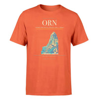 Thumbnail for Ahmed Ben Bella Airport (ORN) T-Shirt single-side front print in Orange | ahmed-ben-bella-airport-orn-double-side-t-shirt
