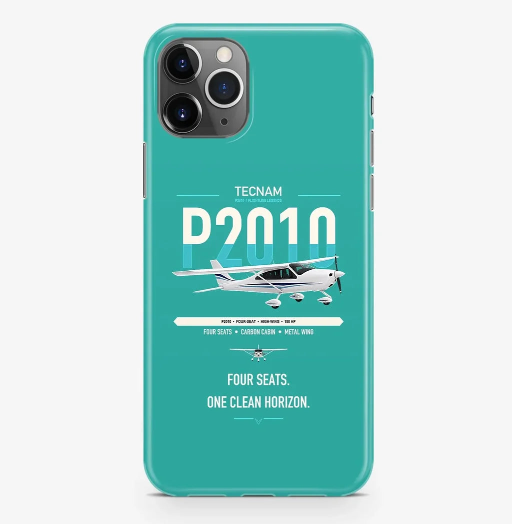 Tecnam P2010 design on turquoise magsafe iphone case, for iPhone Pro Max