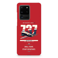 Thumbnail for Boeing 737-500 Classic design on samsung case - red