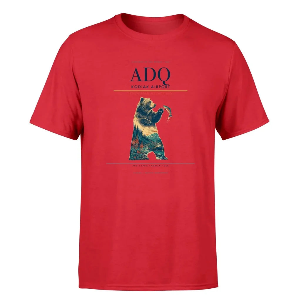 Kodiak Airport (ADQ) Premium T-Shirt Red